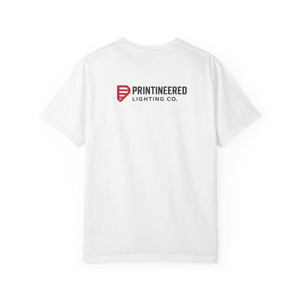 100% Cotton T-Shirt, Printineered Lighting Co.