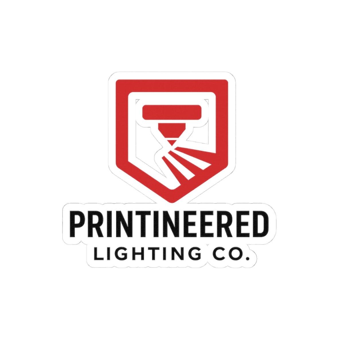 Vinyl Stickers, Printineered Lighting Co.