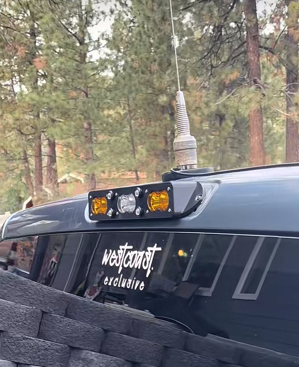 2007-2013 Silverado/Sierra Third Brake Light/Chase Light With 3 Pods