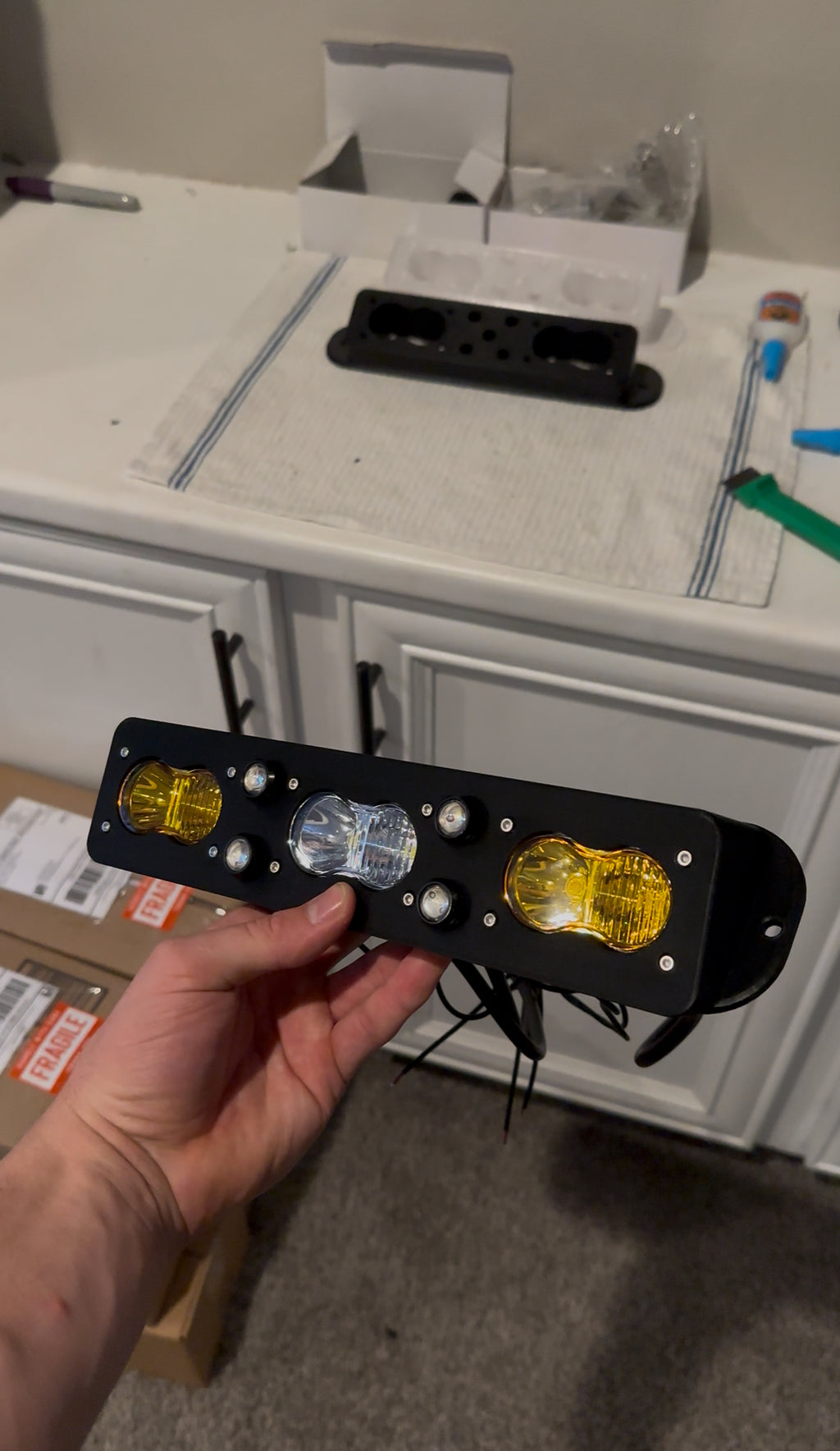 2014-2018 Silverado/Sierra Third Brake Light/Chase Light With 3 Pods