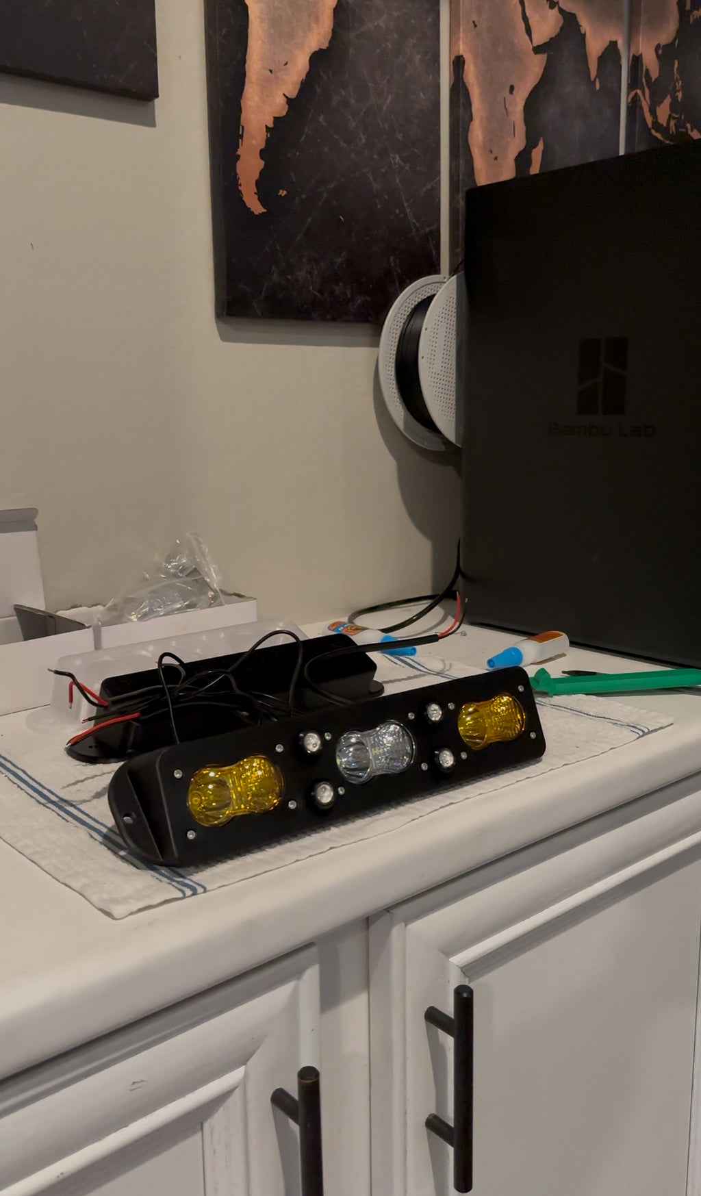 2014-2018 Silverado/Sierra Third Brake Light/Chase Light With 3 Pods