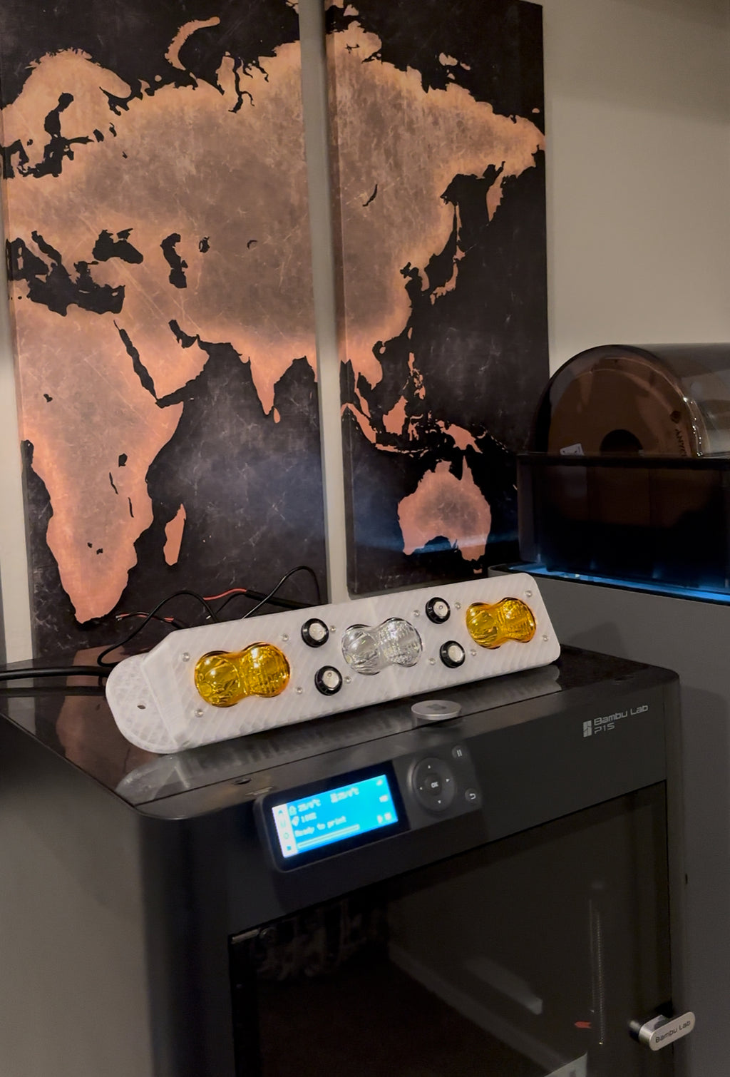 CLEAR 2014-2018 Chevy/GMC Third Brake Light/Chase Light With 3 Pods