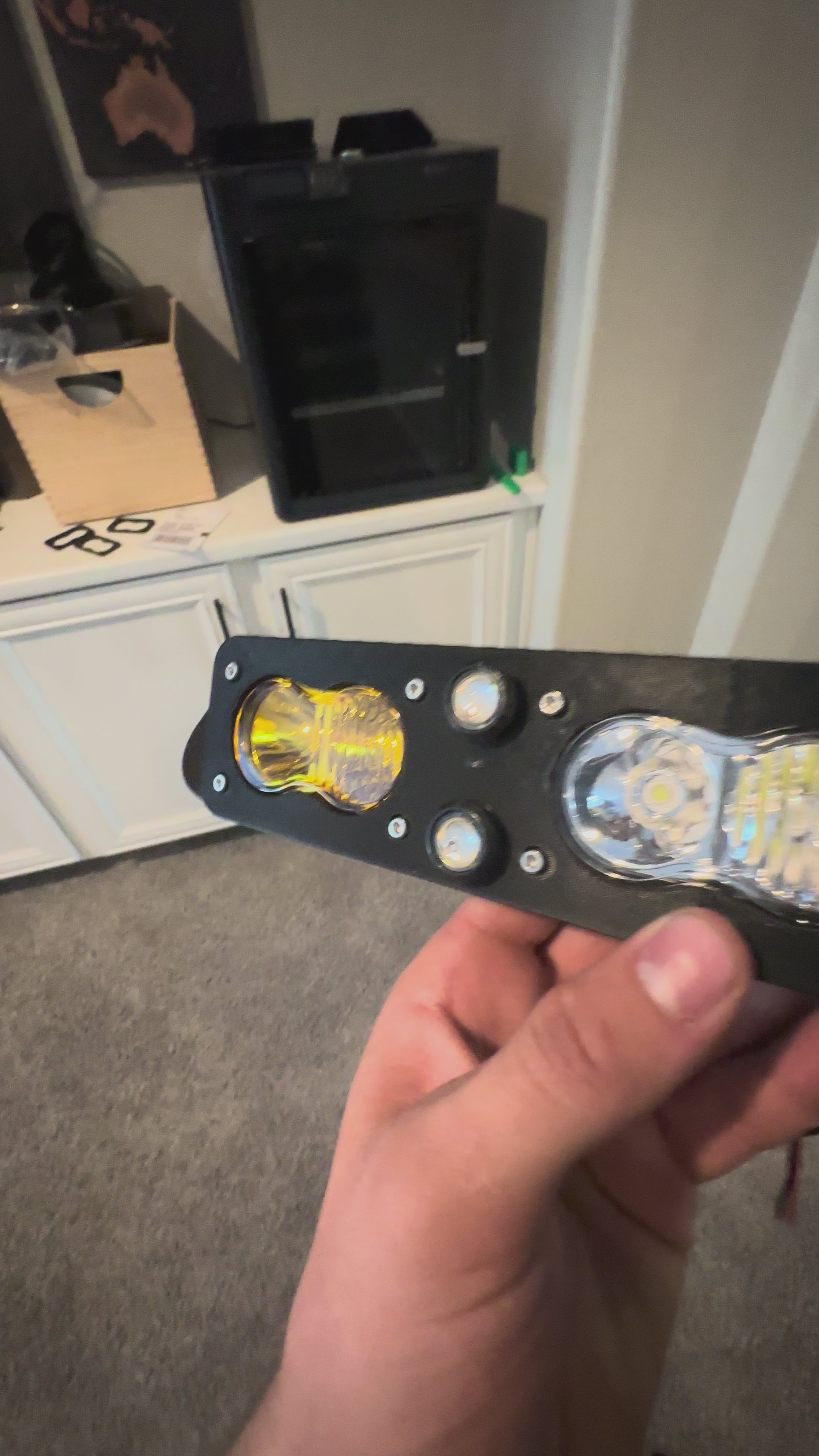 2007-2013 Silverado/Sierra Third Brake Light/Chase Light With 3 Pods